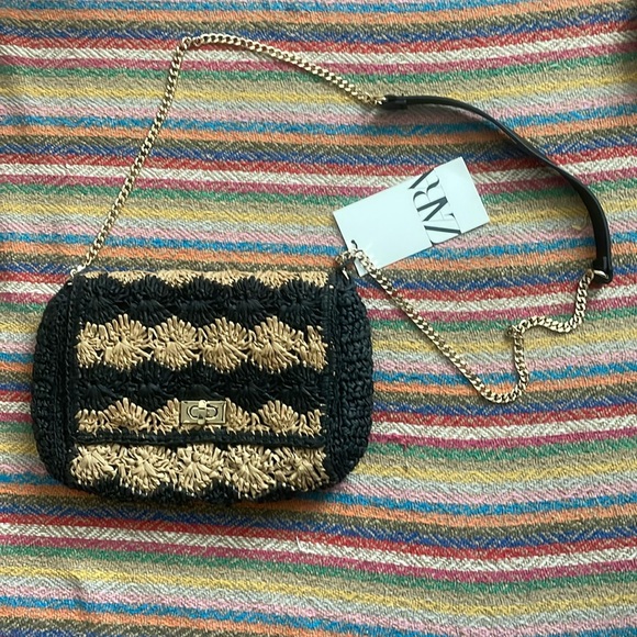 NWT Zara Bi-color Crossbody Bag - Picture 13 of 16